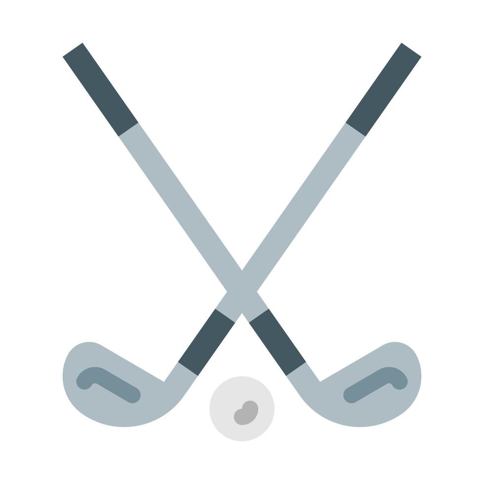 Golf stick icon in flat style vector