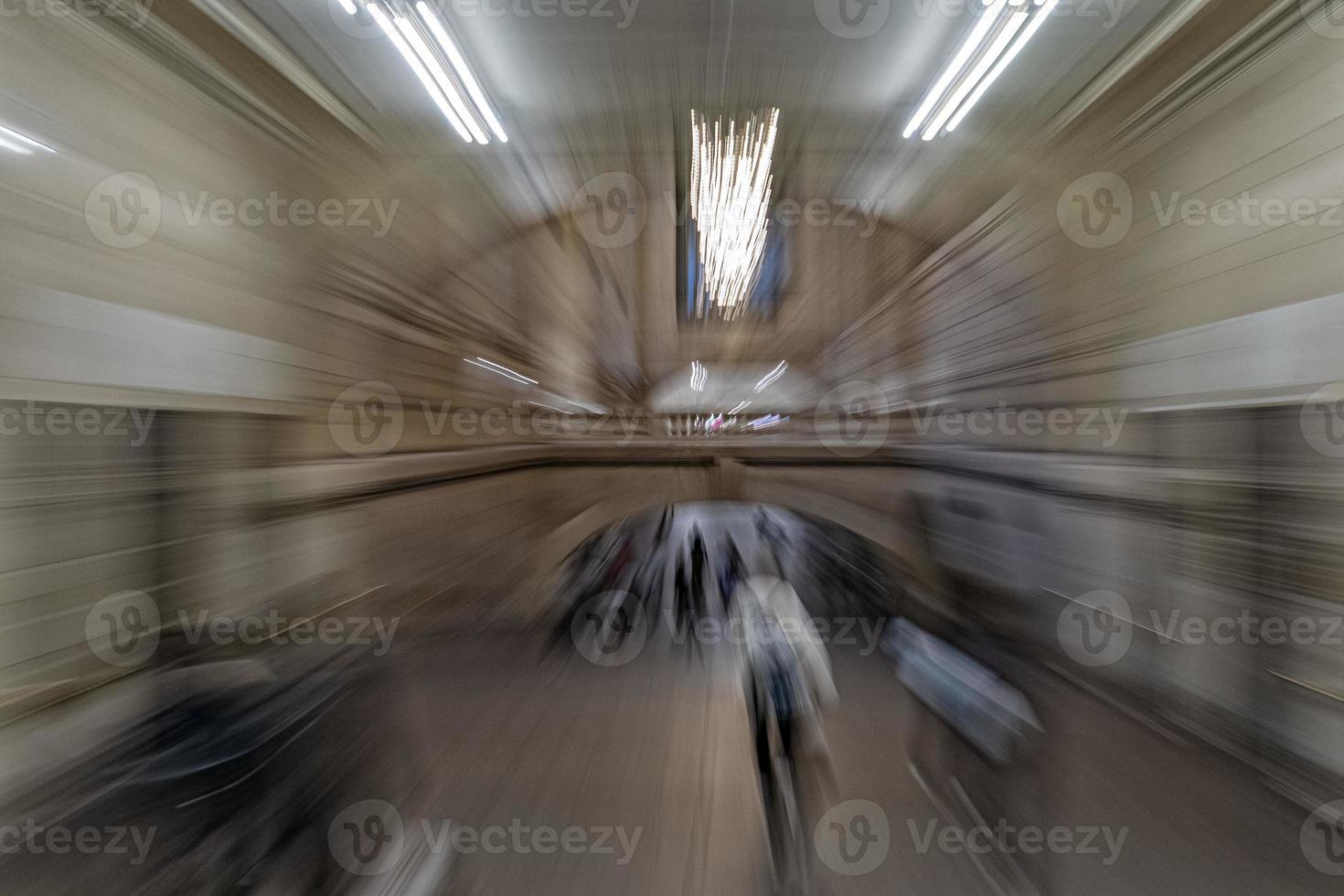 nyc grand central station busy hour rush effect photo