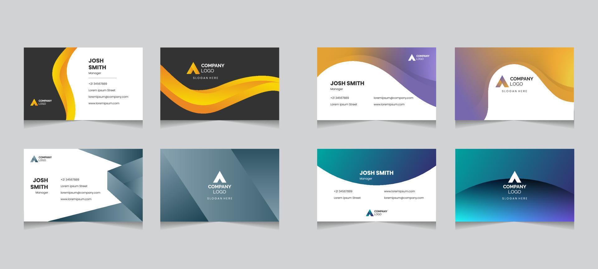 Modern Business Card Template vector