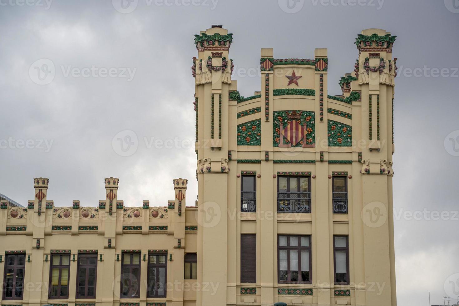 Valencia spain station historic building photo