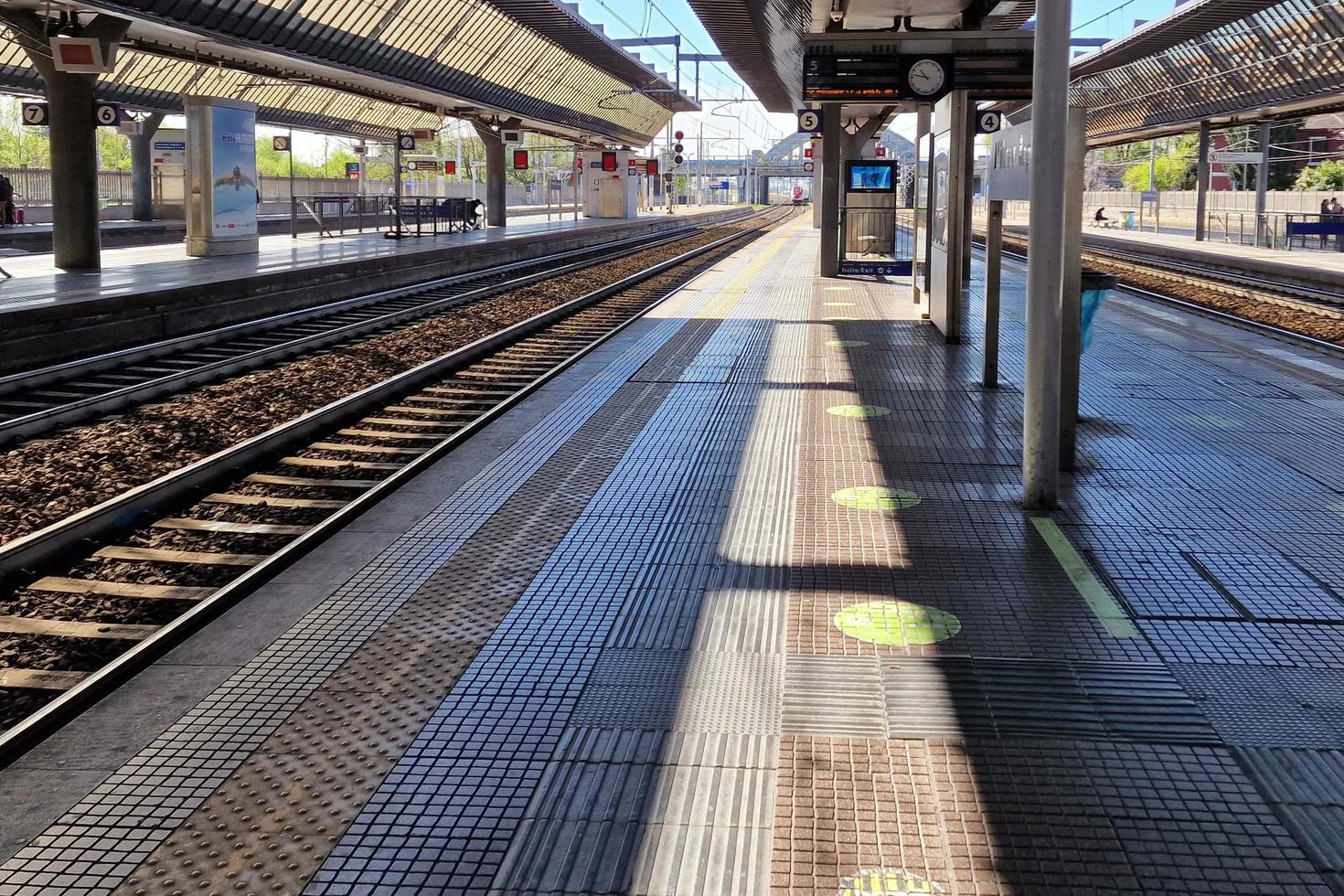 Rogoredo milan train station Italy photo