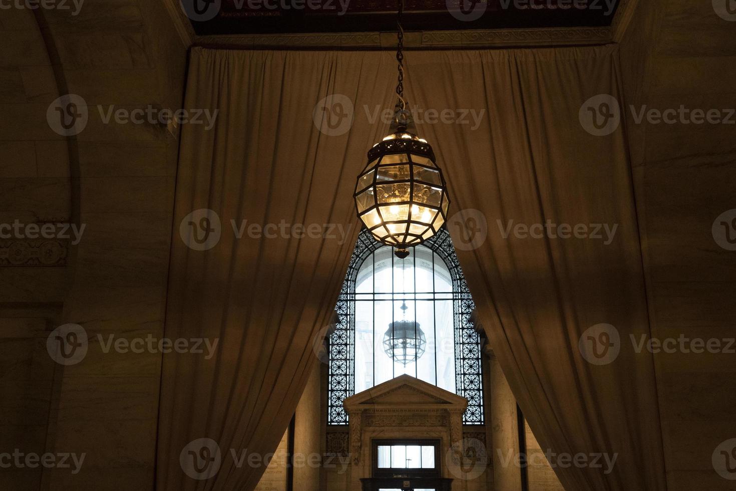 NEW YORK, USA - MAY 4 2019 - Interior of Public Library on 5th avenue photo