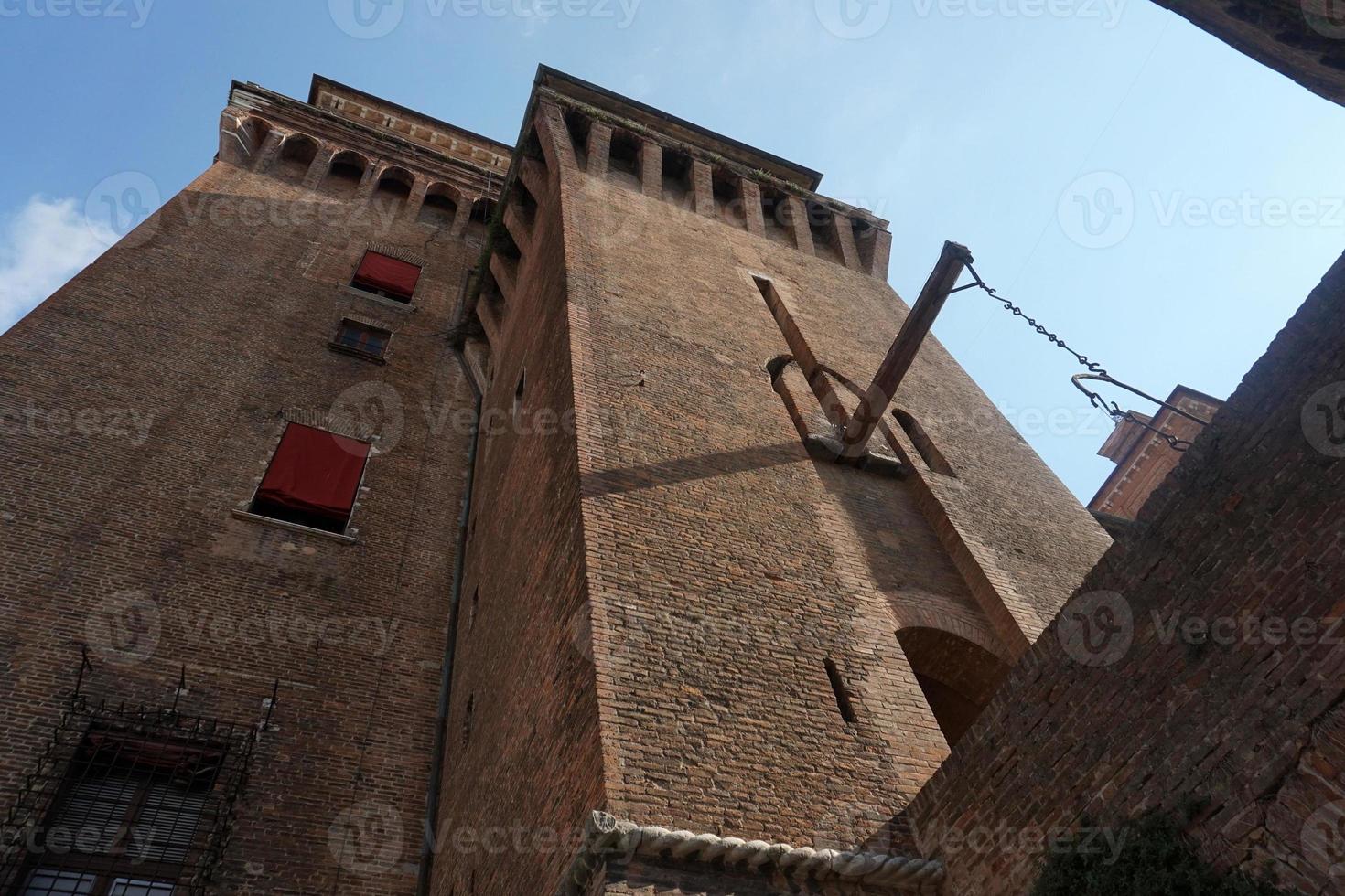 Estense Castle in Ferrara Italy photo
