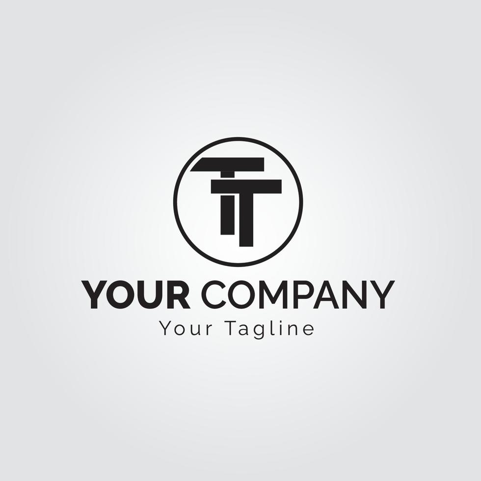 T Letter Logo Free Vector