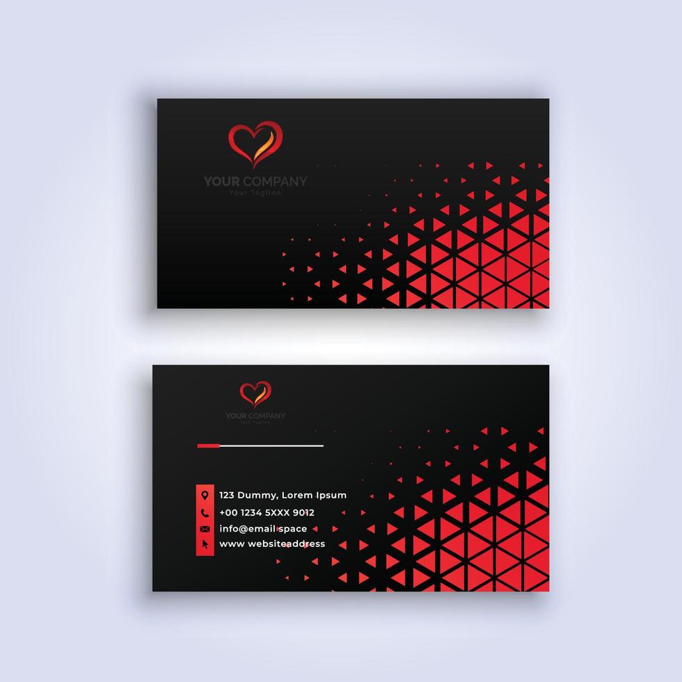 Creative Business Card Template Pro Vector