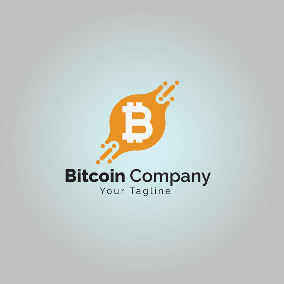 Bit coin logo set consisting of money and connection for bank, cryptocurrency Pro Vector
