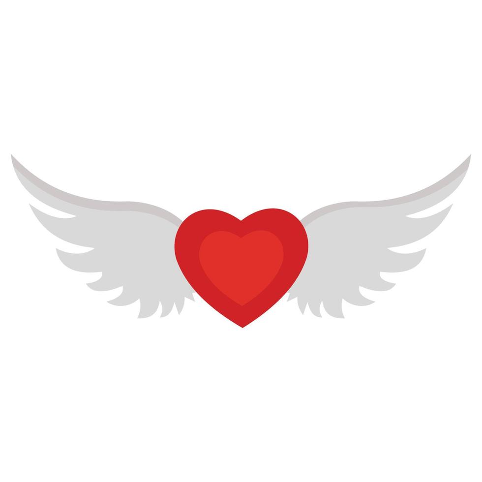 Heart Angel which can easily edit or modify vector