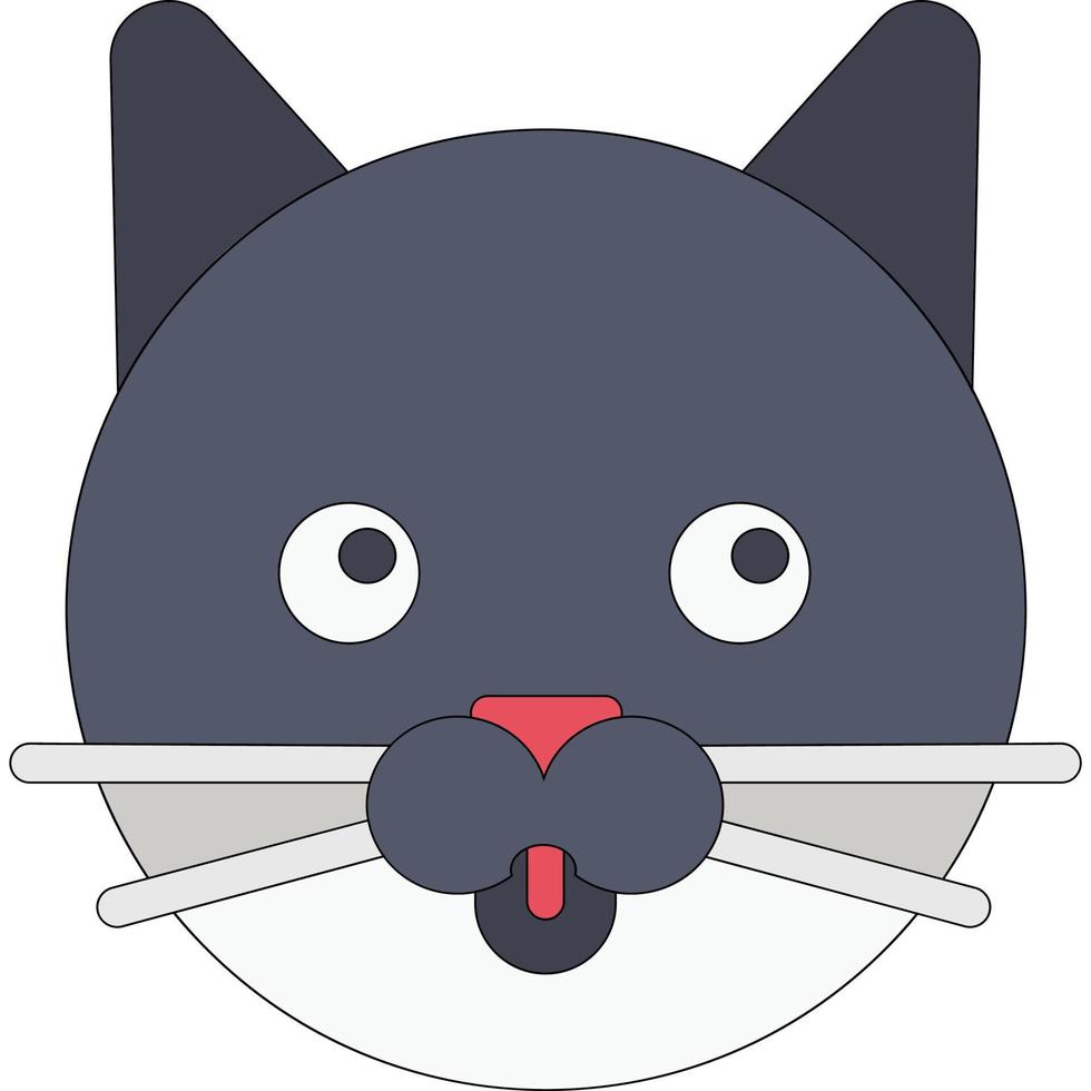 Cat which can easily edit or modify vector