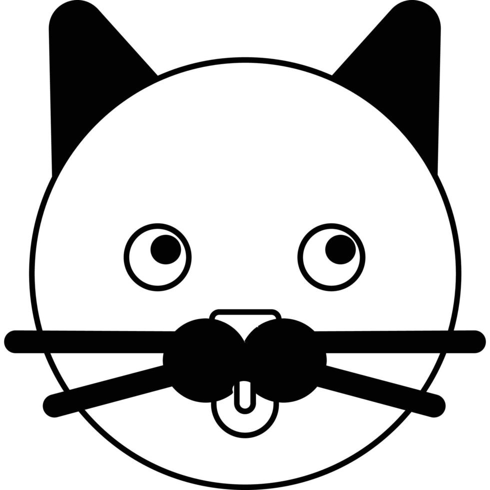 Cat which can easily edit or modify vector