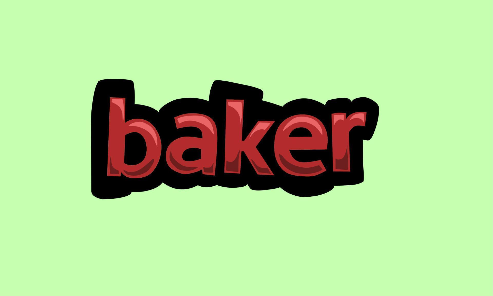 Green screen animation video written baker 18745259 Vector Art at Vecteezy