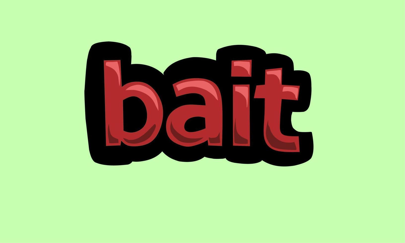 Green screen animation video written bait vector