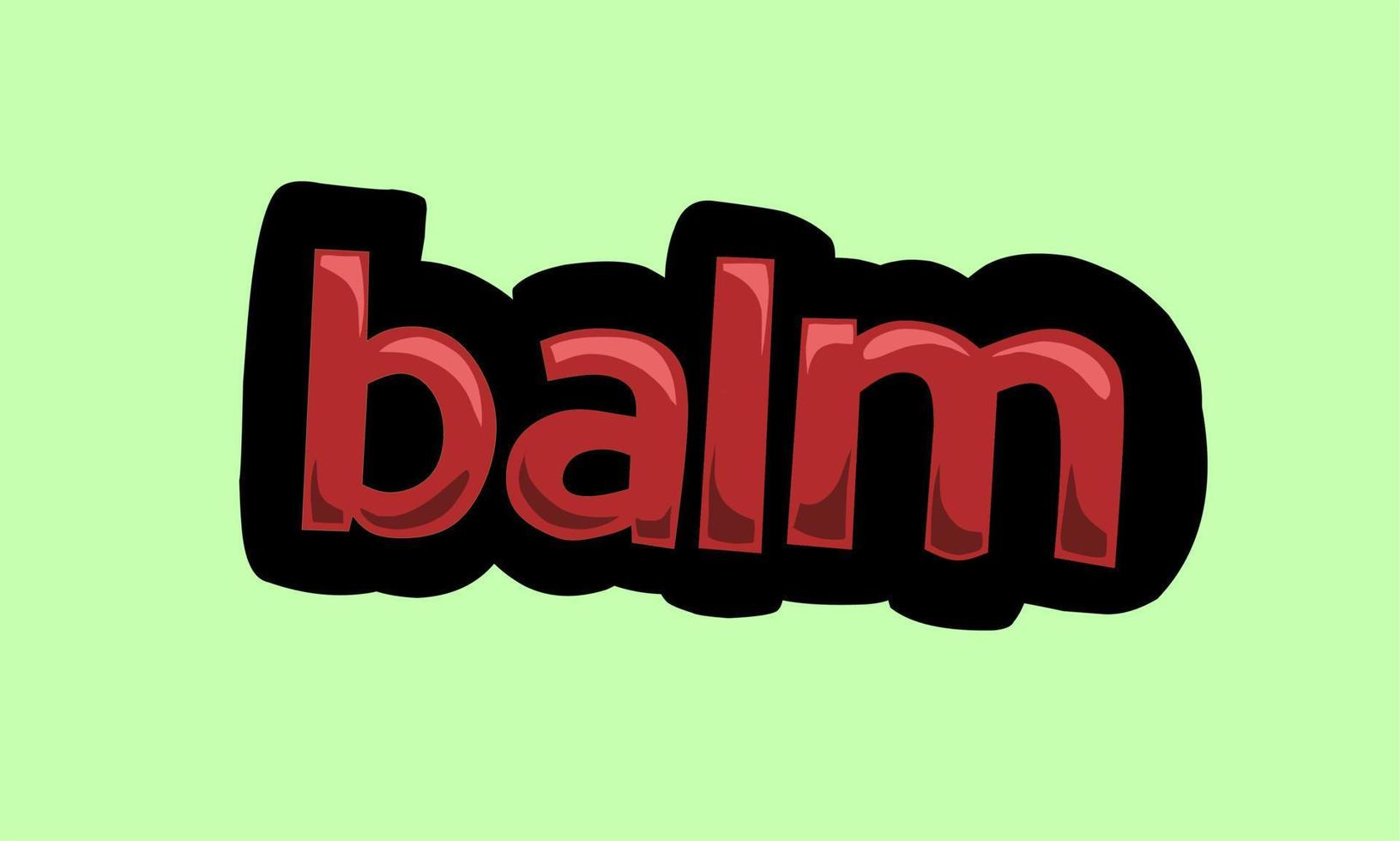 Green screen animation video written balm vector