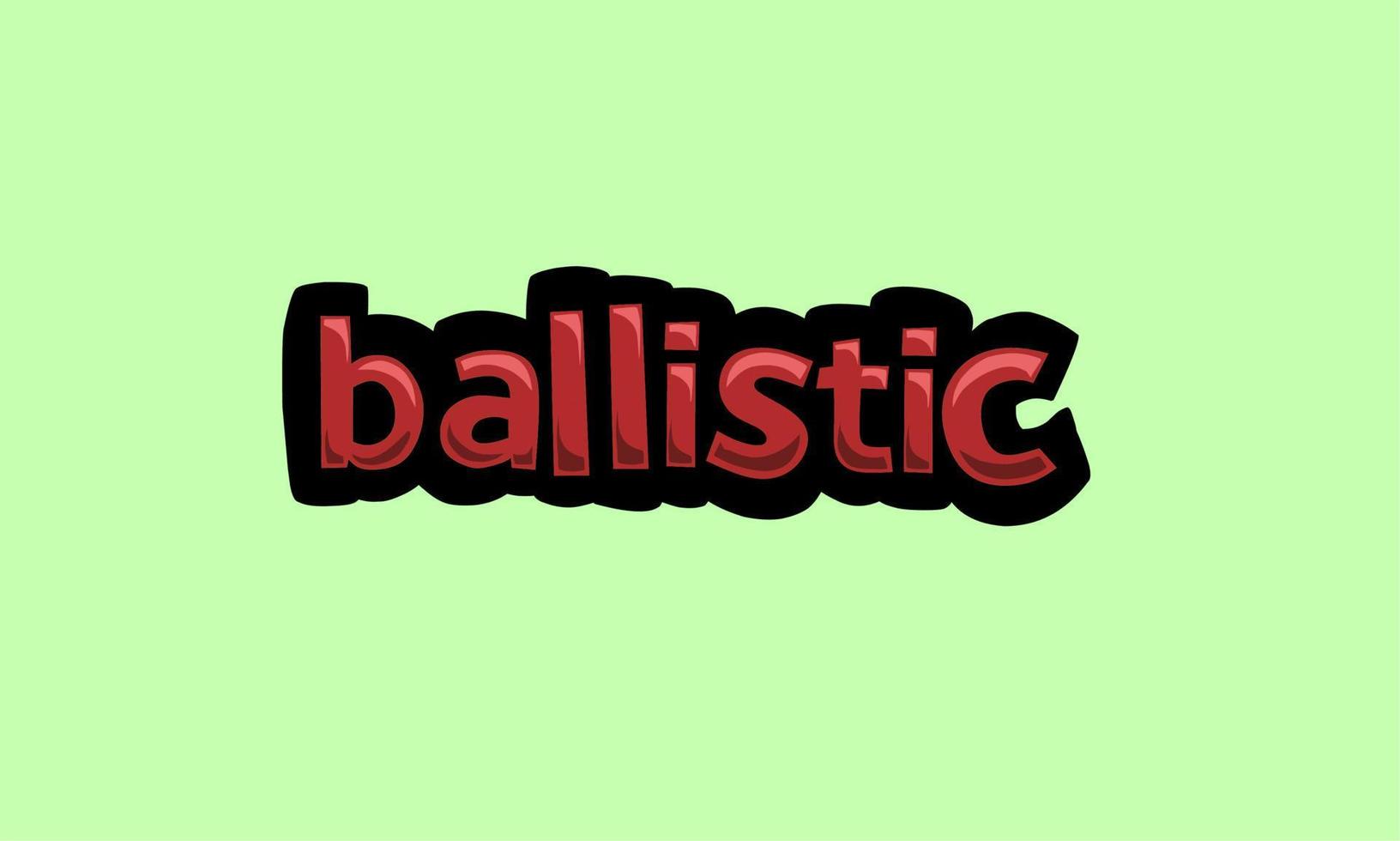 Green screen animation video written ballistic vector