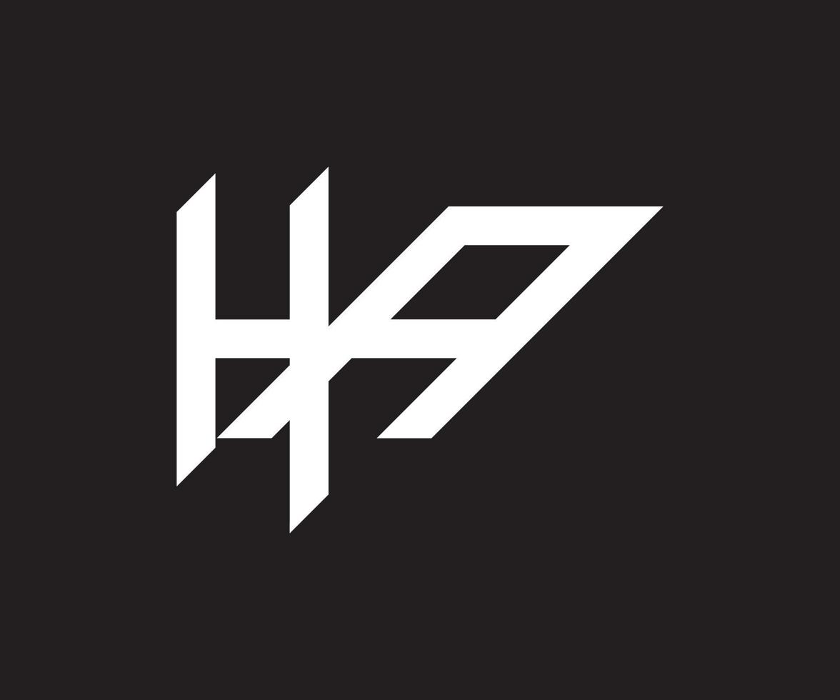 Letter HYA logo icon design template elements. Letter HYA logo icon design template elements. HYA smile vector logo template.
