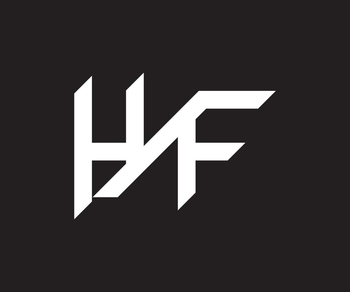 elementos de plantilla de diseño de icono de logotipo de letra hyf. plantilla de logotipo de vector de sonrisa hyf. logotipo de línea de letra hyf.