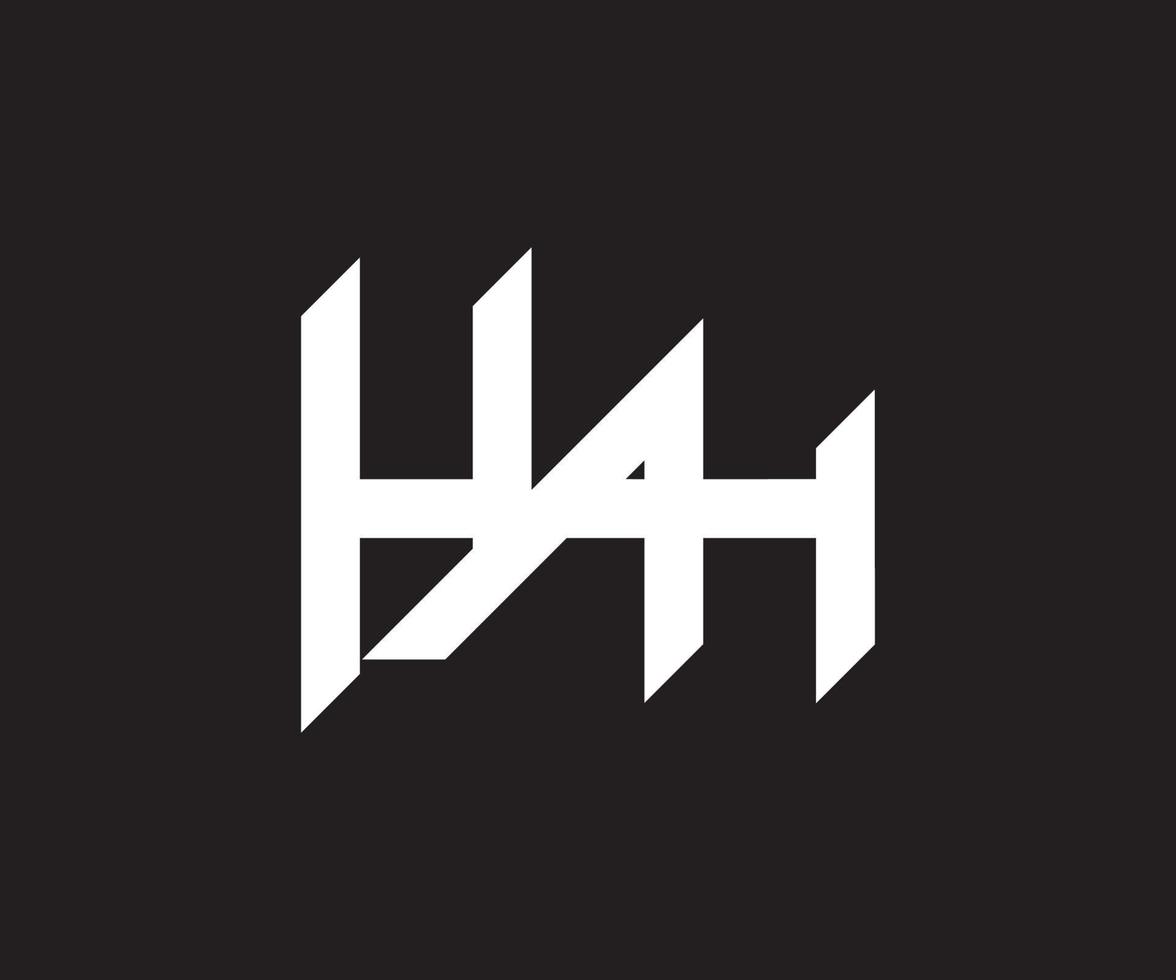 HYAH Letter Logo. HYAH Letter Logo Design. Modern stylish logos with letters HYAH. HYAH Letter Logo Business Template Vector icon. Letter HYAH  logo icon design template elements