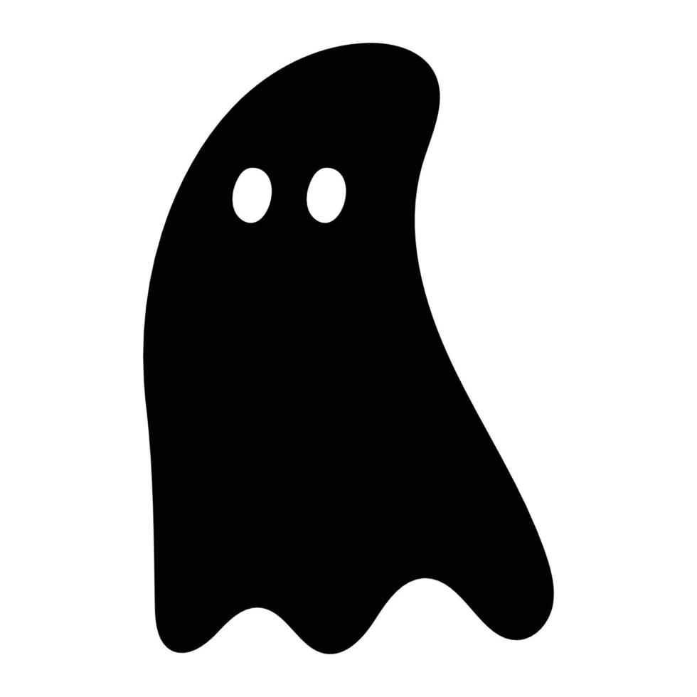 Simple Black Ghost 2 vector