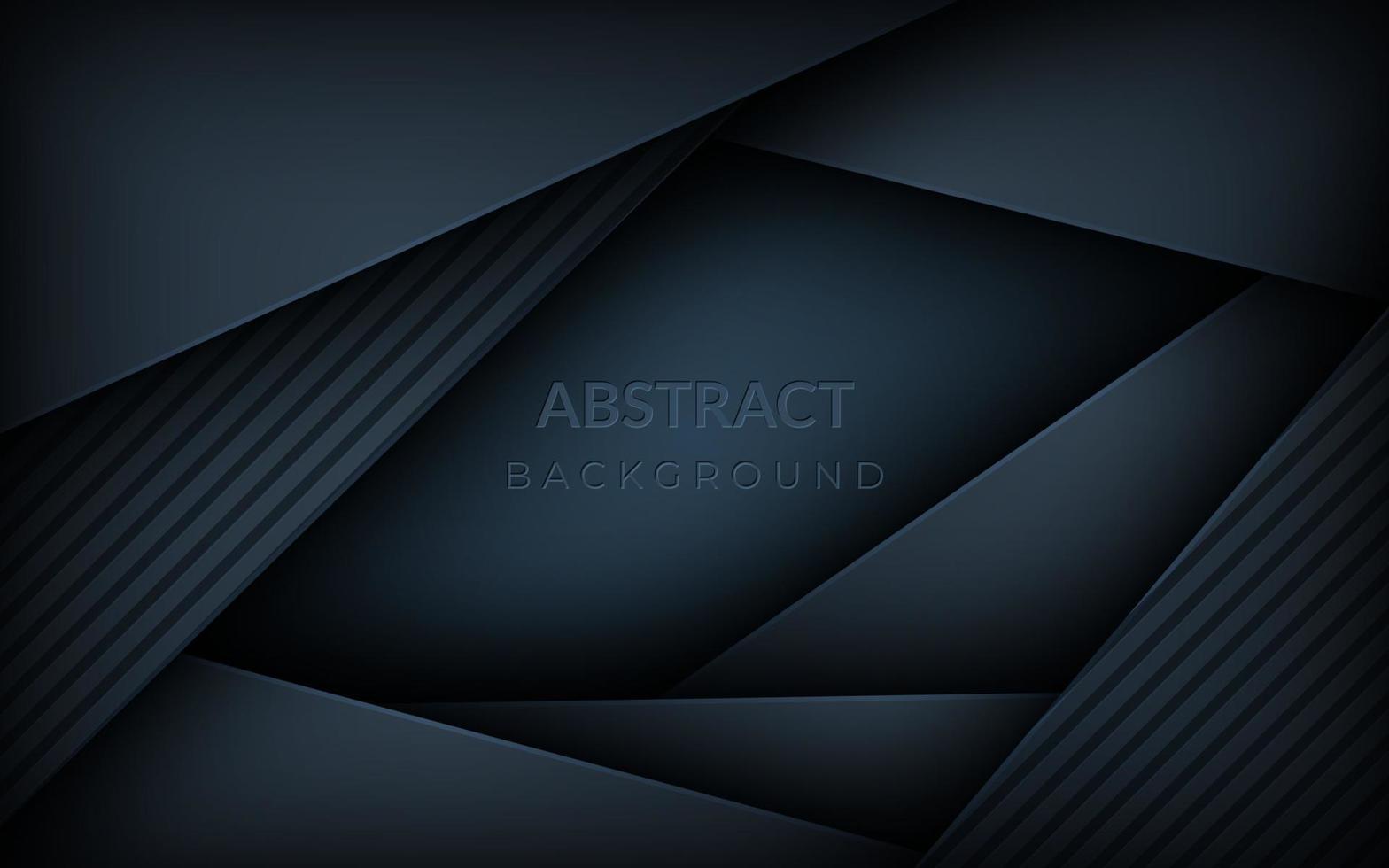 abstract dark background gradient shapes. navy blue modern texture background vector