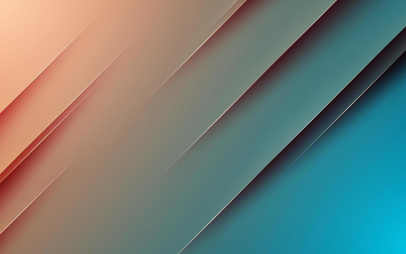 abstract modern blue orange gradient diagonal stripe with shadow and light papercut background. eps10 vector