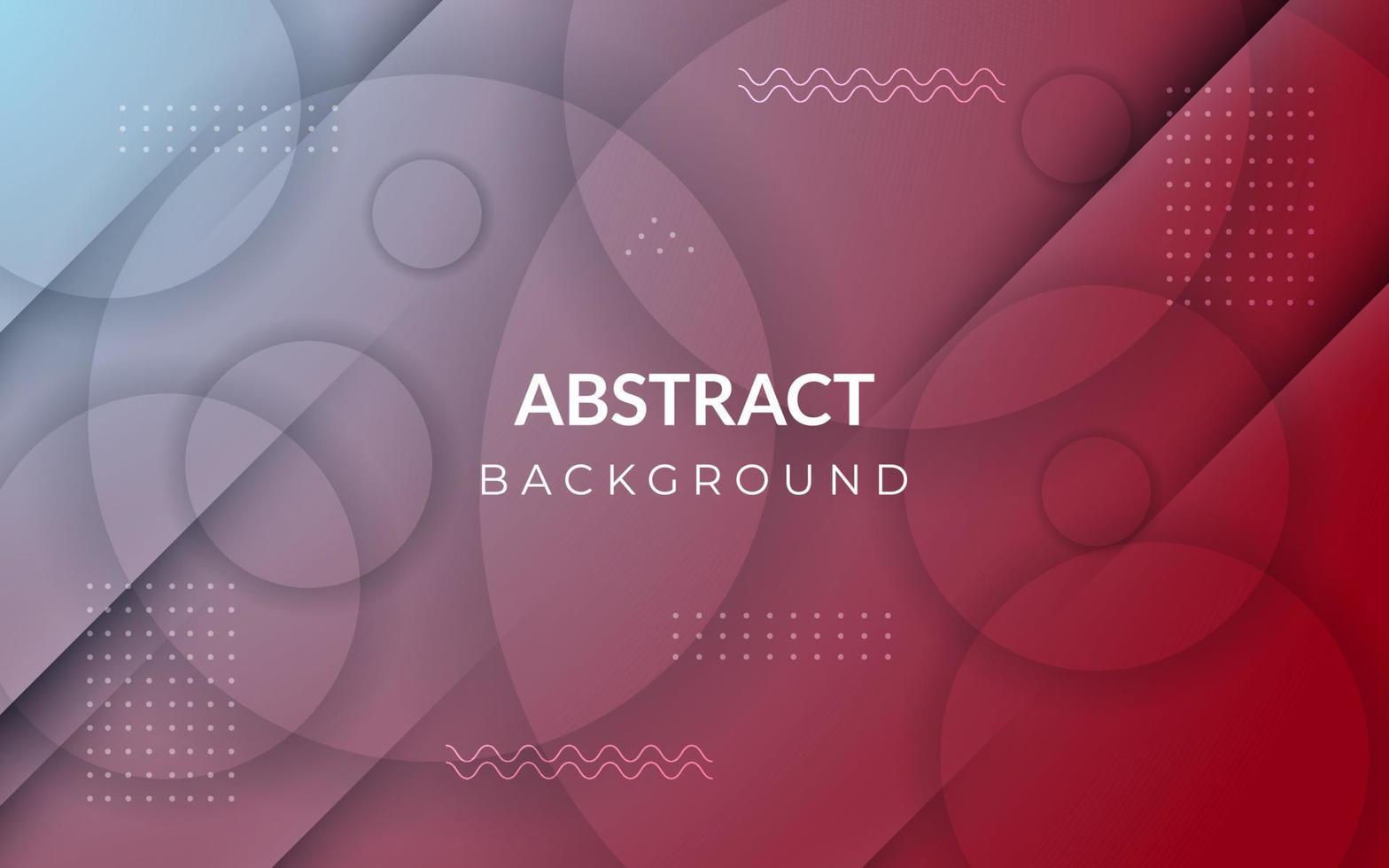 abstract dark red gradient circle shadow and geometric shape decoration background. eps10 vector