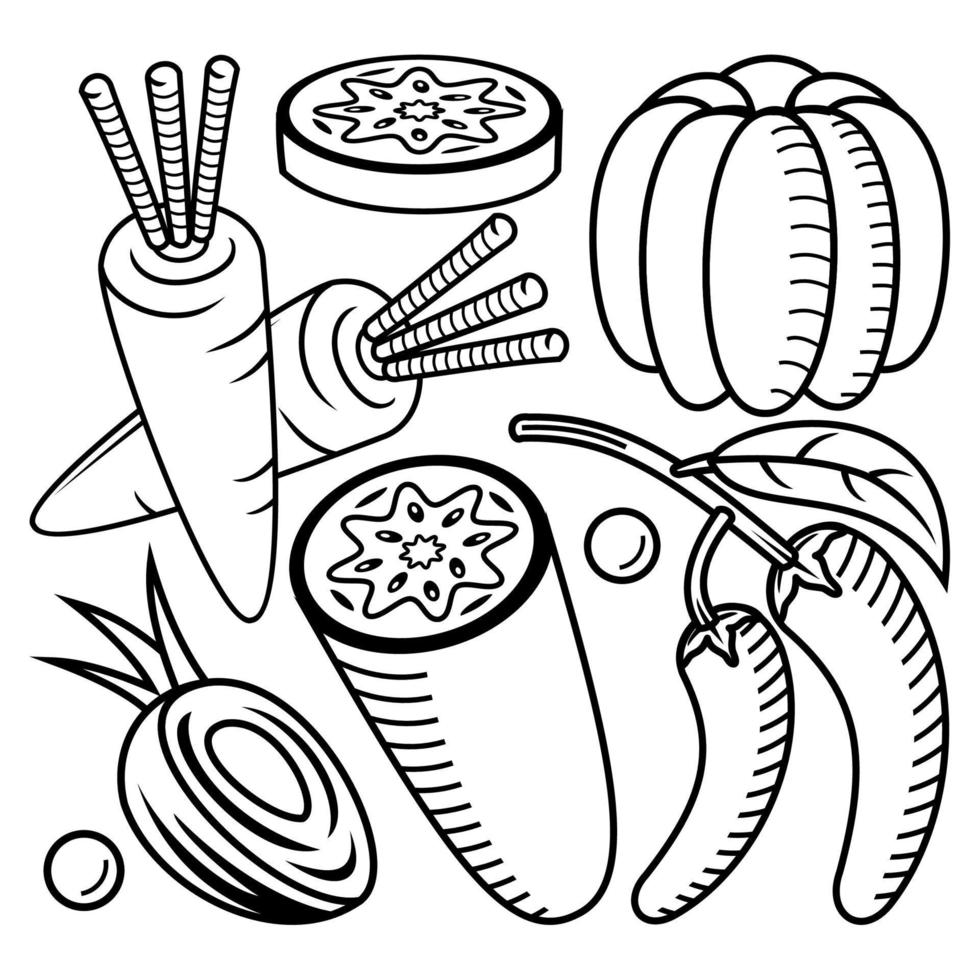 bandle fruit element suitable for element design vector