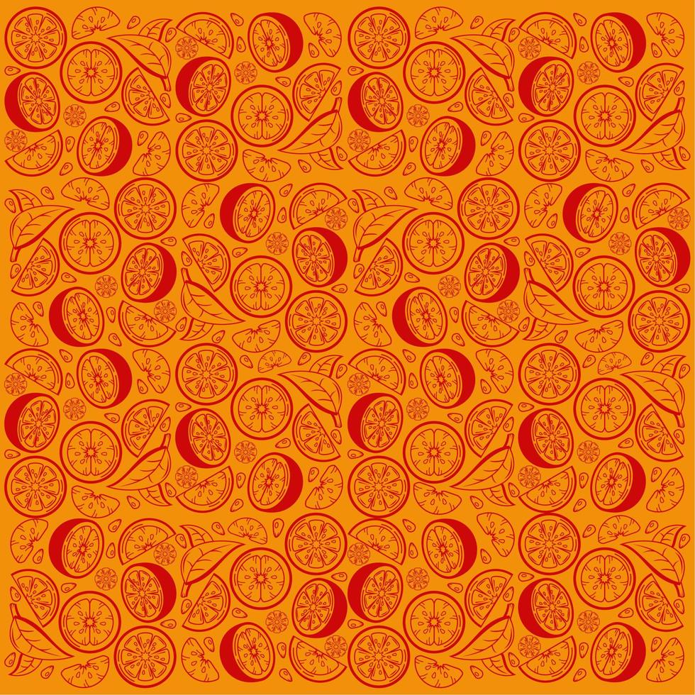 fruit pattern background suitable for background social media post and etc.. vector