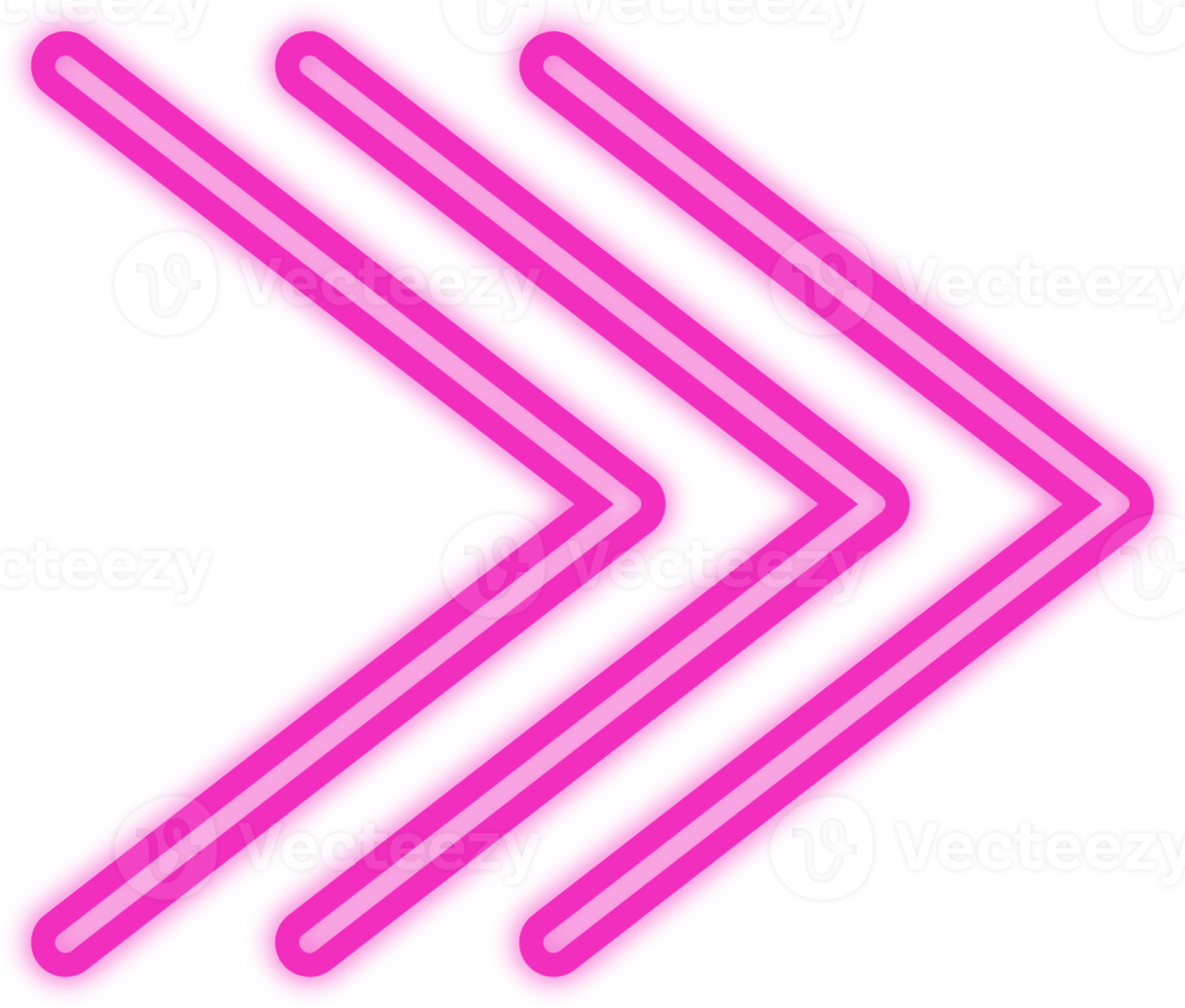 freccia rosa neon png