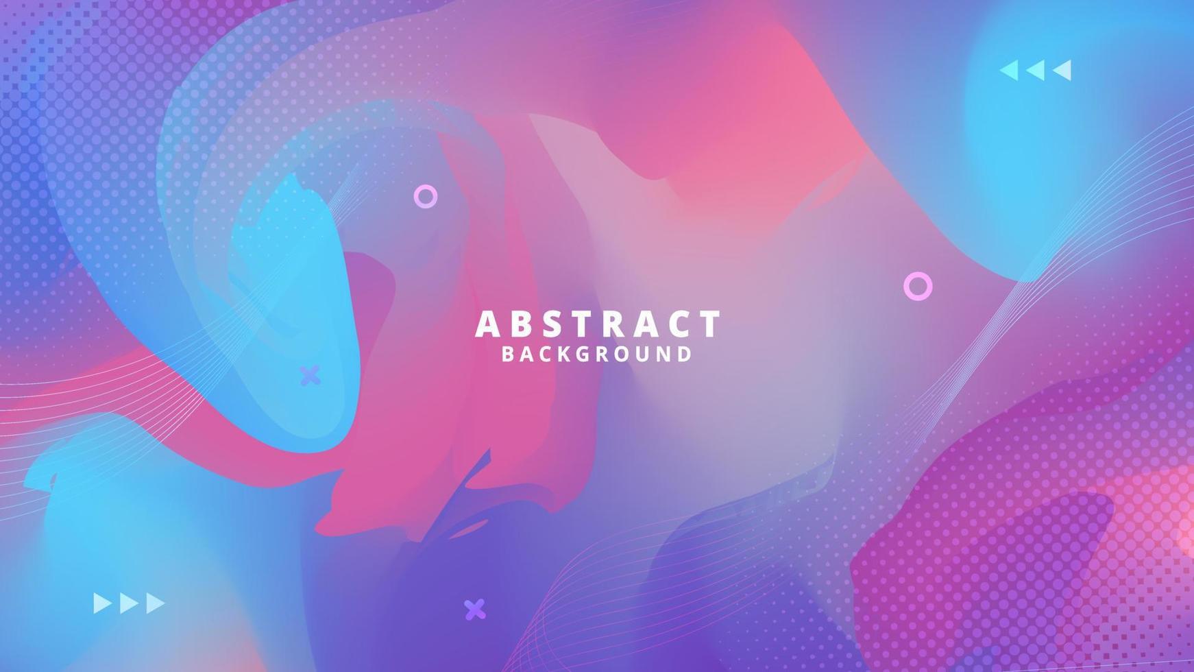 Abstract Colorful Gradient Mesh Background vector