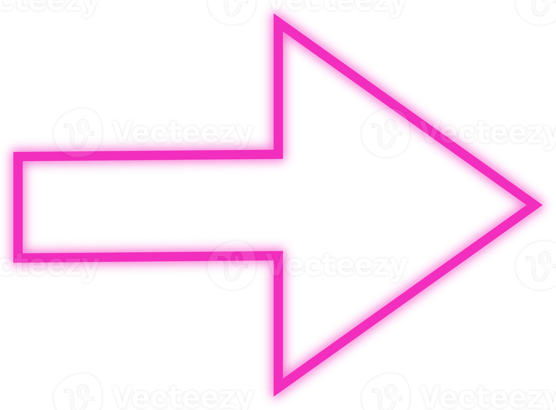 neon pink arrow 18745947 PNG