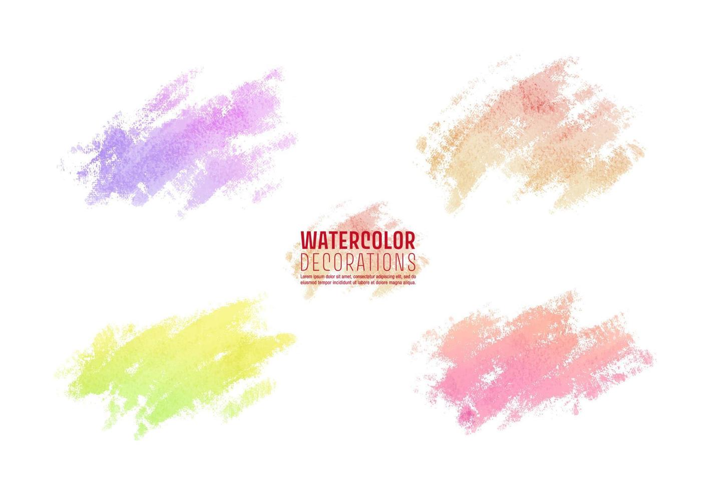 watercolor vector brush stroke backgrounds