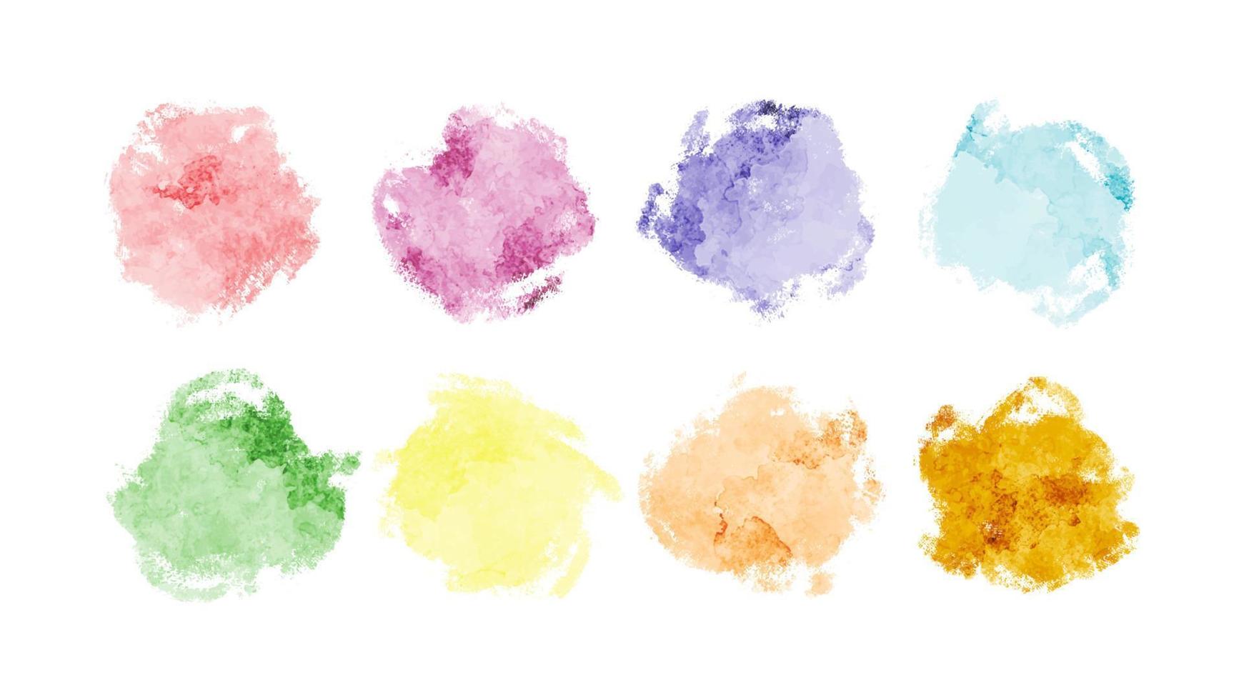 watercolor vector splashes, background for title and logo