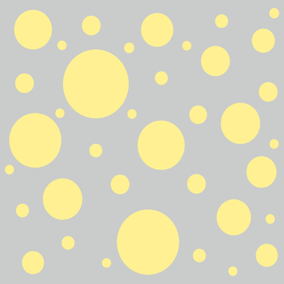Abstract background texture of different color spots in trendy yellow shades on gray background. vector