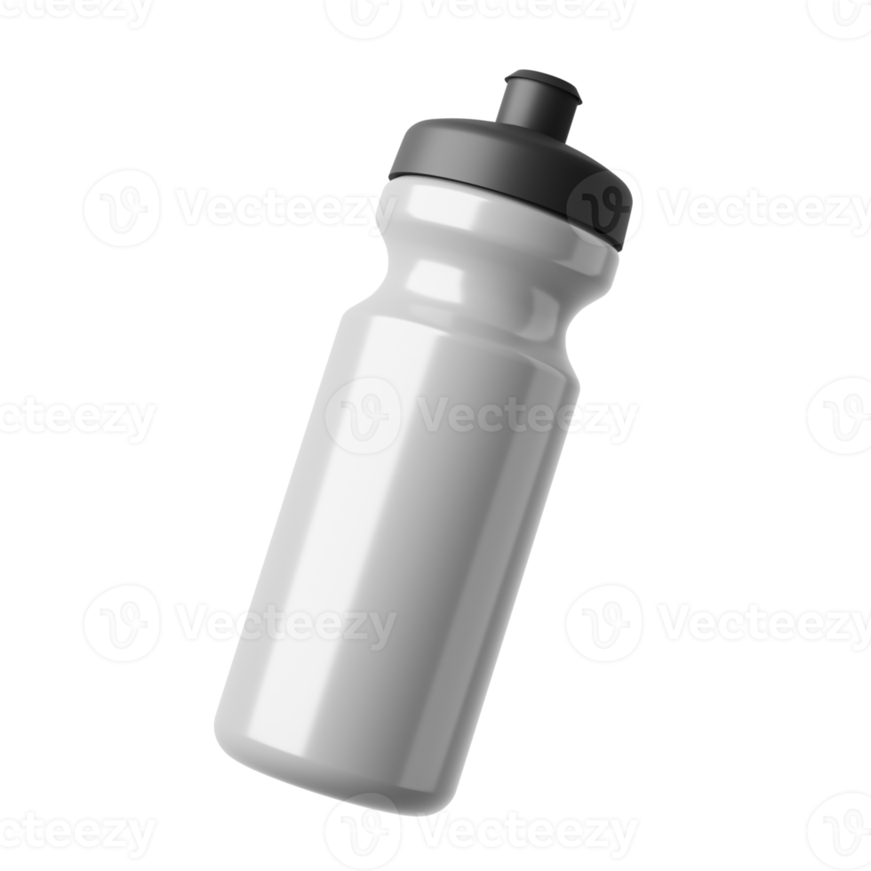 3D Rendering Bottle Stainless Transparent Background png