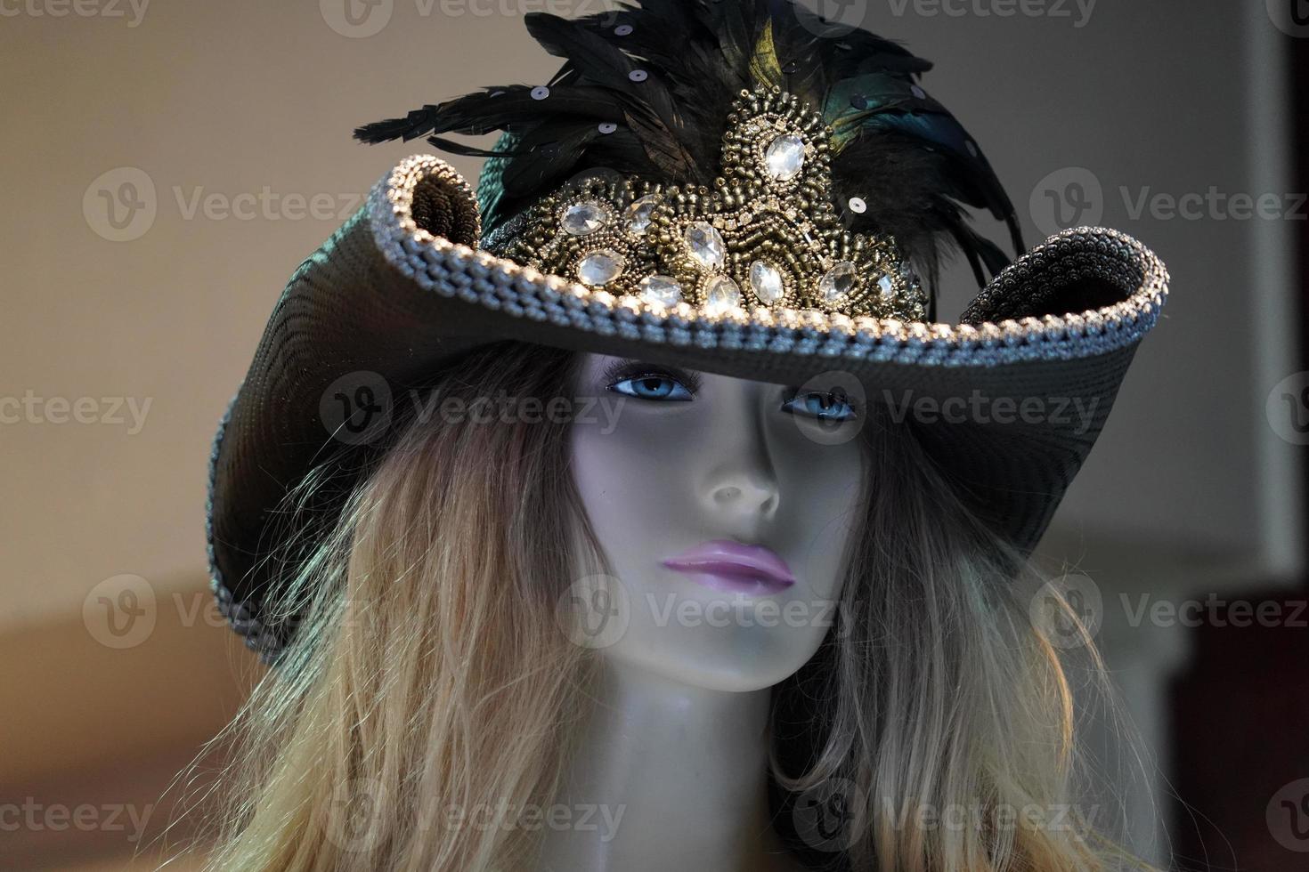 maniquí de sombrero de niña vaquera foto