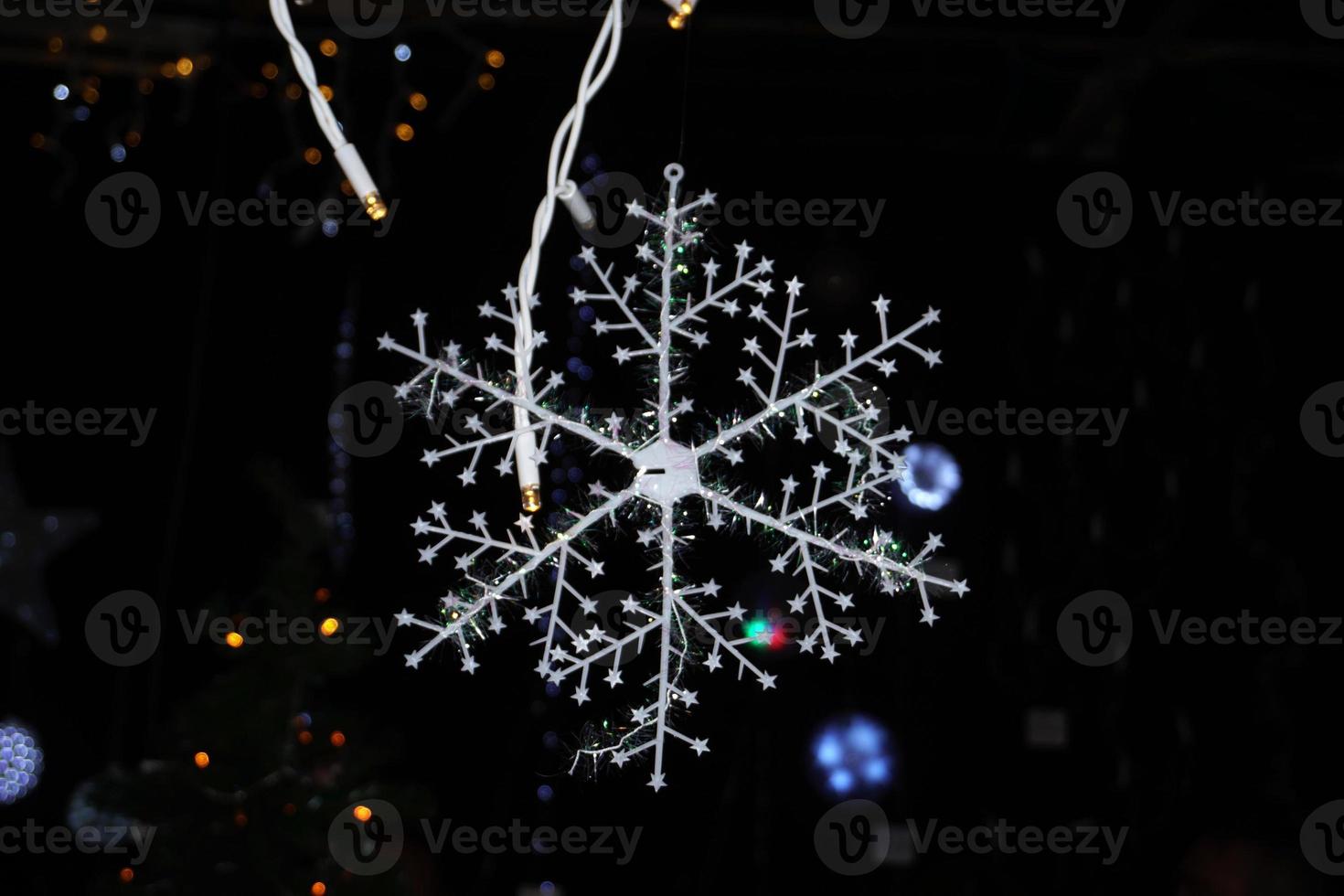 Christmas tree ornament at the market photo