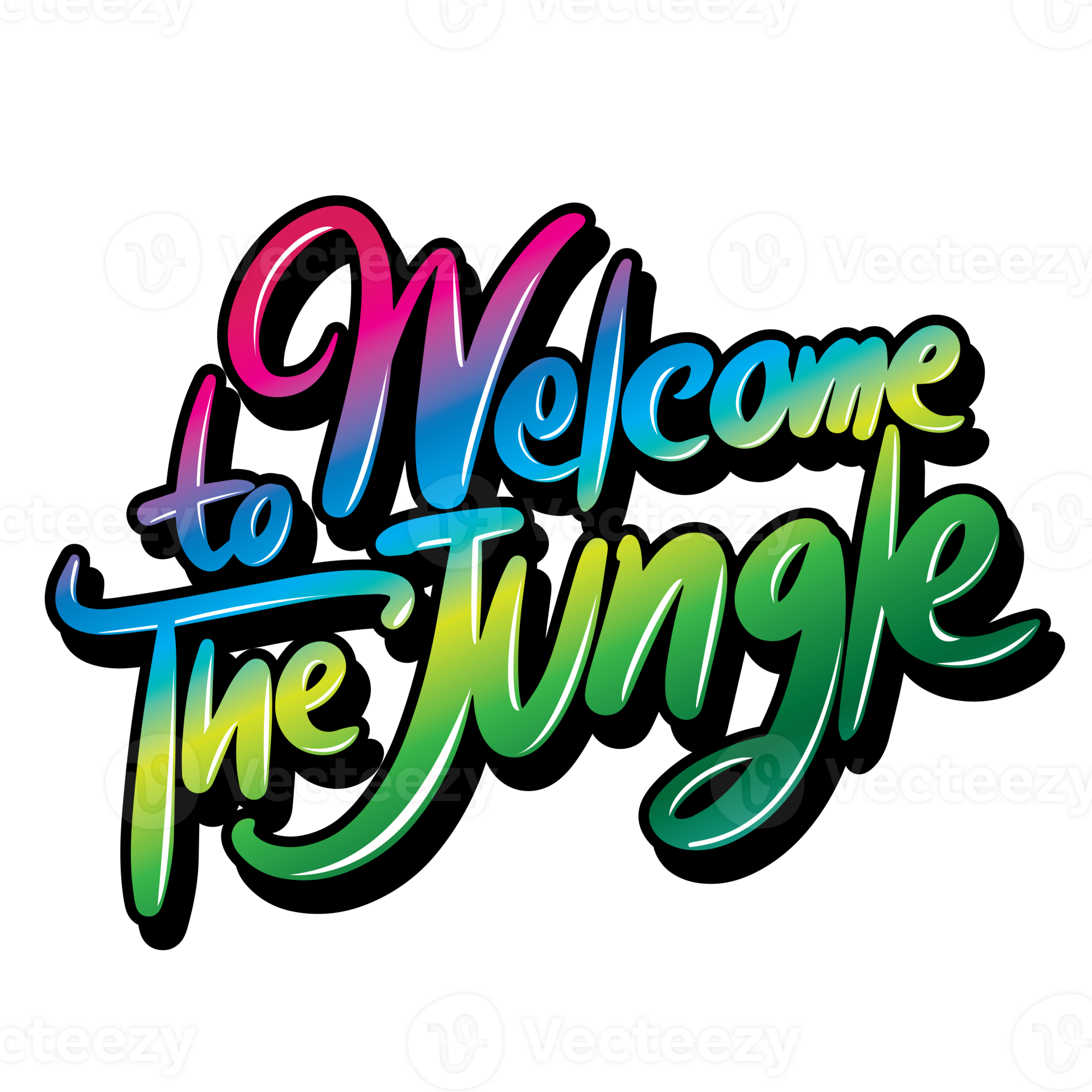 Free handwritten characters, text to The Jungle 18747475 PNG