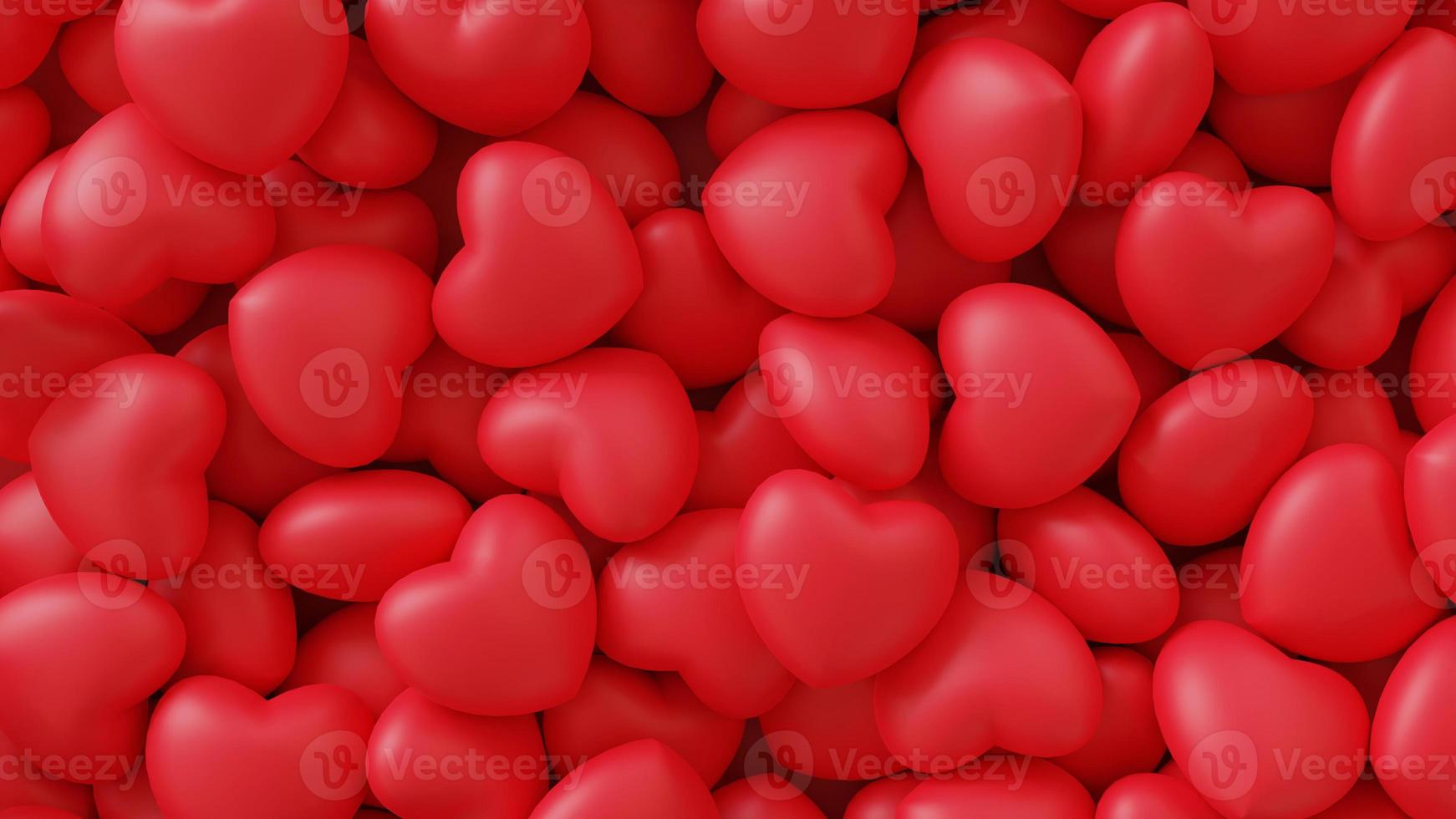 Pile of red hearts.Happy valentine day concept. photo