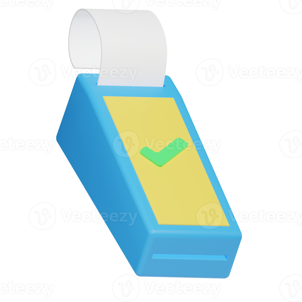 EDC Machine Ecommerce 3D Icon png