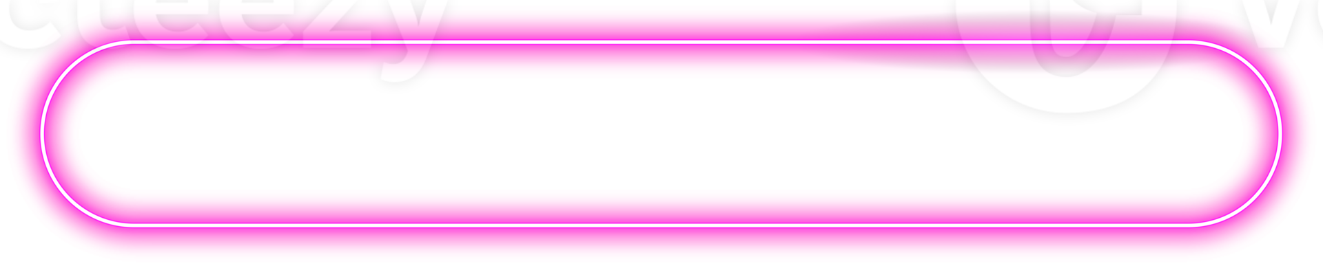 neon rechthoek web knop kader png