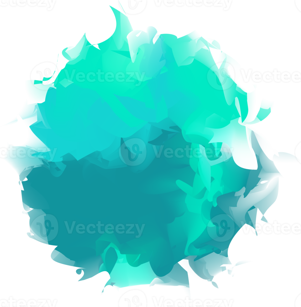 Blob shape of spill ink and paint png