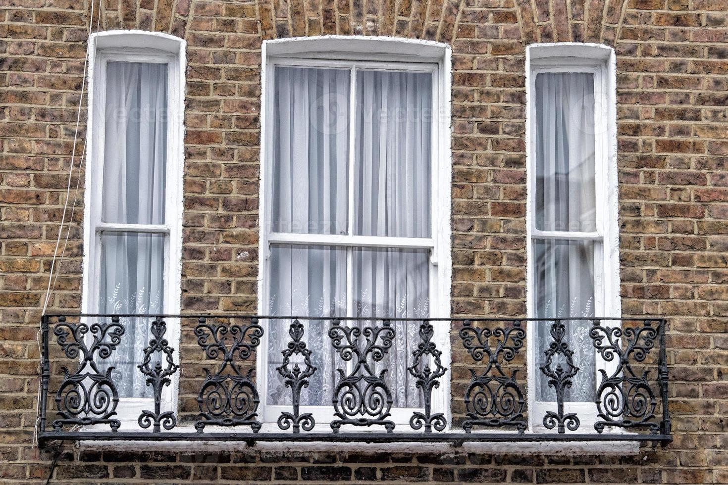 portobello road london street colorful buildings photo