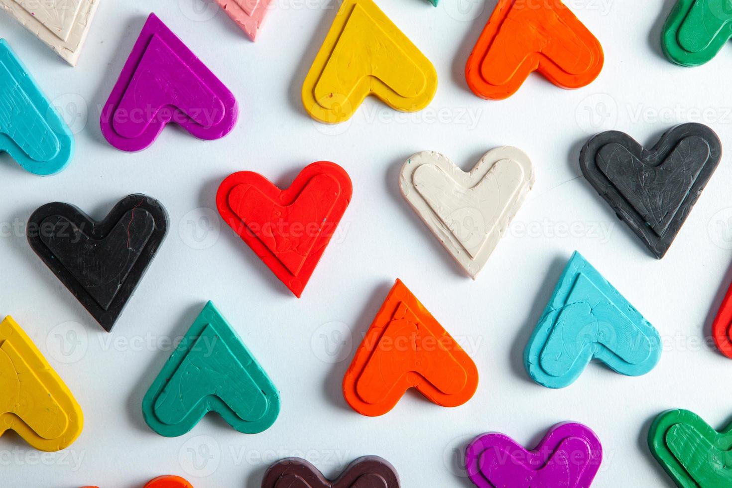 Texture with love hearts for design. Valentines day card concept. Heart for Valentines Day greeting card. Love is. photo