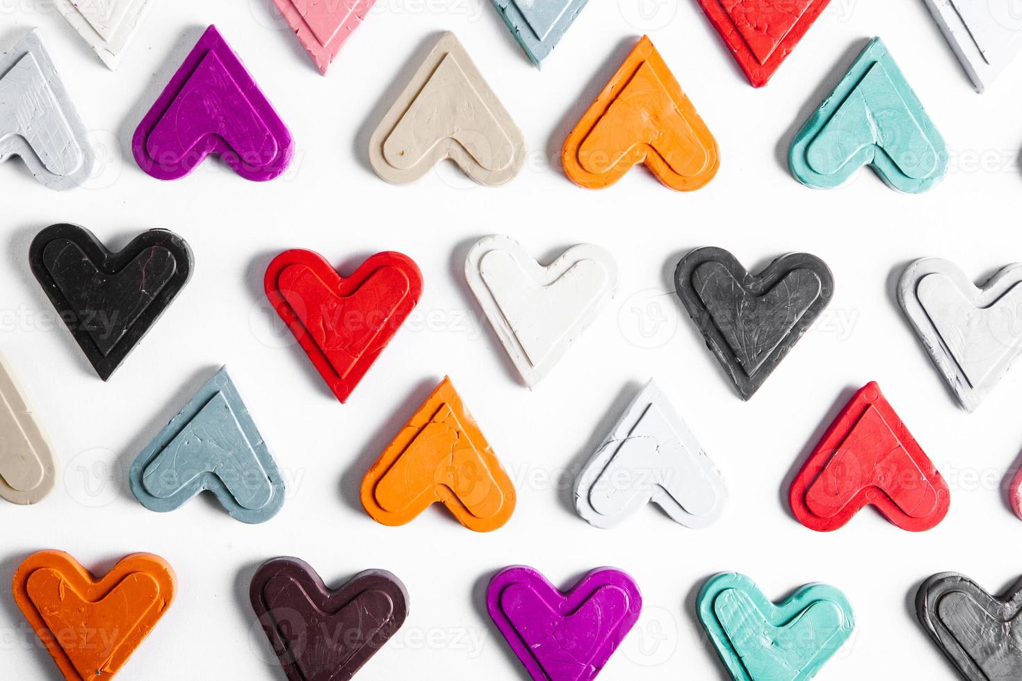 Texture with love hearts for design. Valentines day card concept. Heart for Valentines Day greeting card. Love is. photo