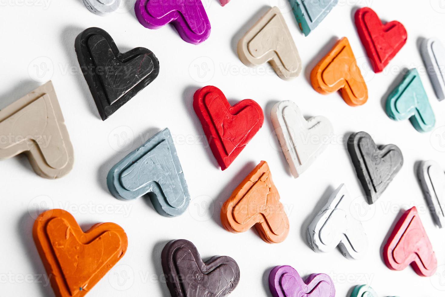 Texture with love hearts for design. Valentines day card concept. Heart for Valentines Day greeting card. Love is. photo