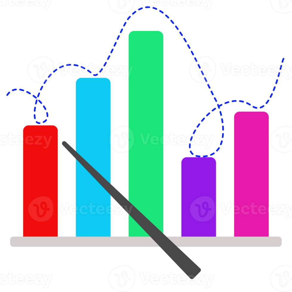 Bar Chart Pointer png