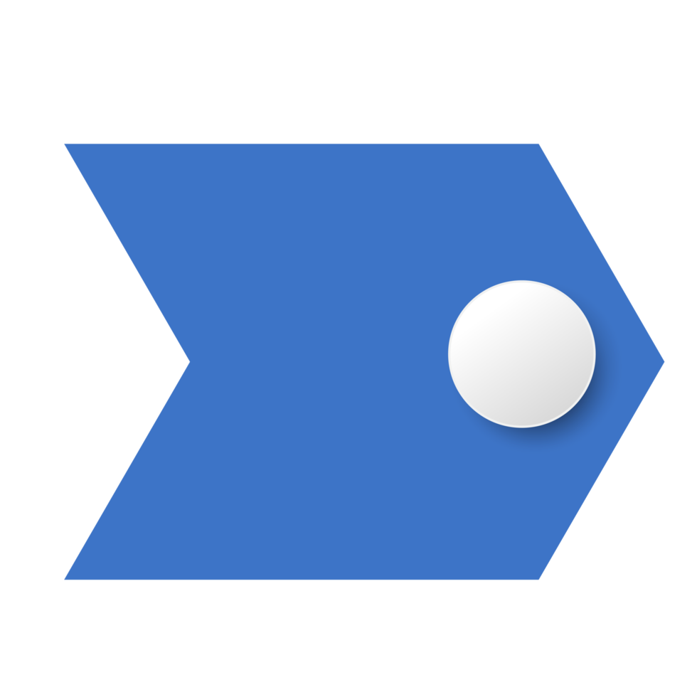 blank arrow info label png
