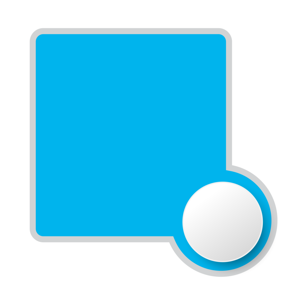 Infographic element with empty label png