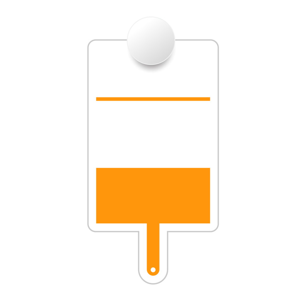 Infographic element with empty label png