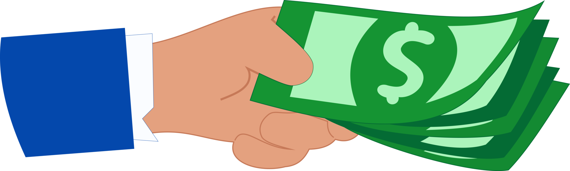 illustration businessman hand holding dollar bill. businessman giving dollar bill png