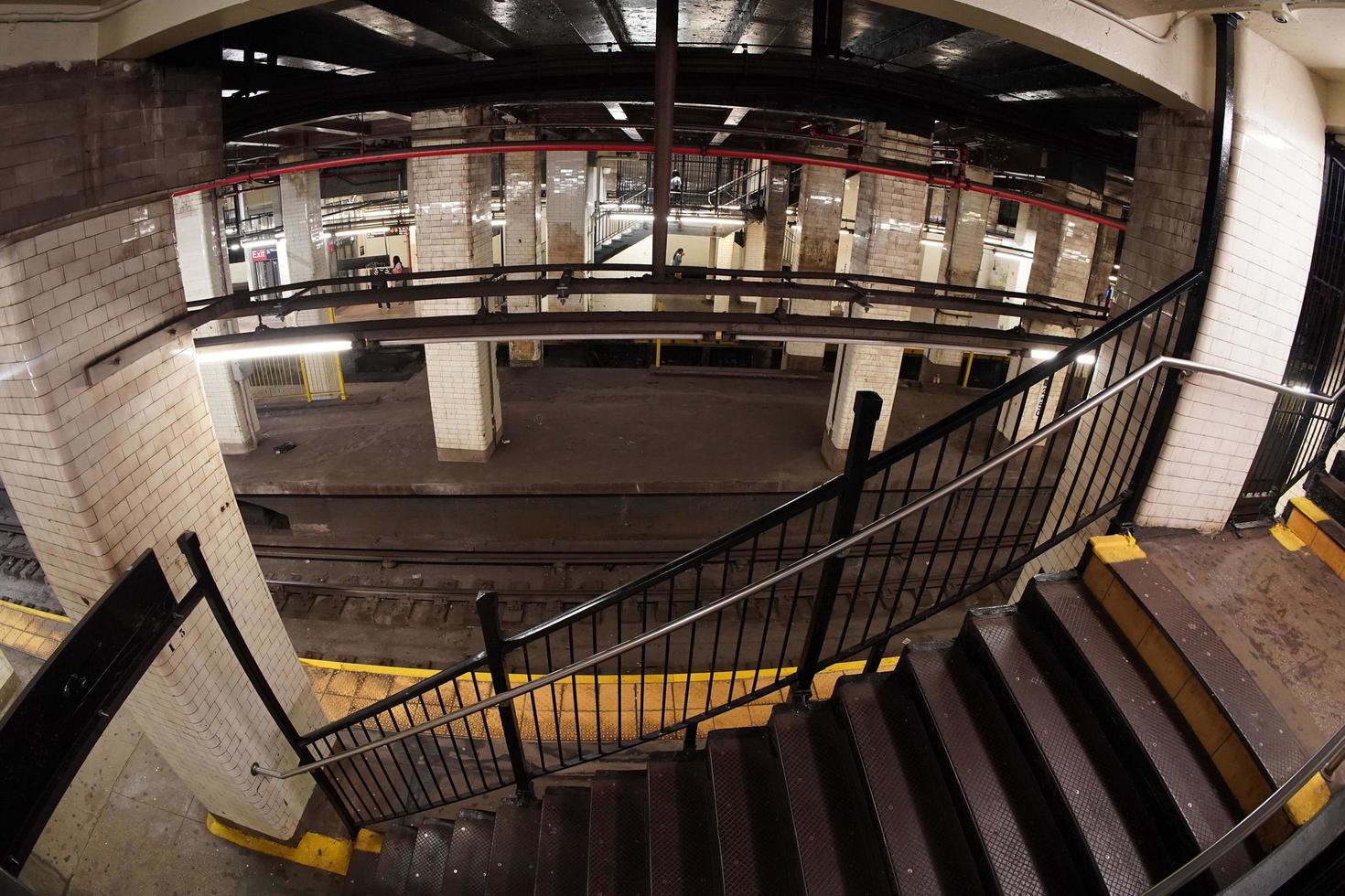 New York City subway train, Chamber street station, 2022 photo